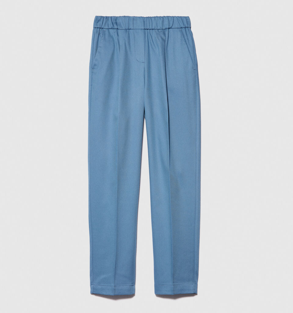 Solid color joggers - women's joggers - Light Blue | Sisley image number 6